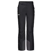 Spodnie damskie - Jack Wolfskin Damskie spodnie Powder Mountain - 111851, spodnie, czarne, 46 - miniaturka - grafika 1