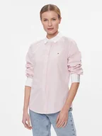 Koszule damskie - Tommy Hilfiger Koszula Fill A Fill Regular Shirt WW0WW40531 Różowy Regular Fit - miniaturka - grafika 1
