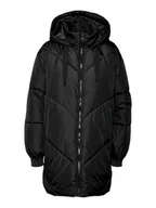 Kurtki damskie - Vero Moda Płaszcz przejściowy w kolorze czarnym - miniaturka - grafika 1