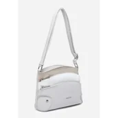 Torebki damskie - Zgrabna Szara Listonoszka Luigisanto Praktyczna Torebka Skóra Eko - miniaturka - grafika 1