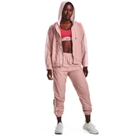 Spodnie sportowe damskie - Damskie spodnie treningowe UNDER ARMOUR UA Rush Woven Pant - różowe - miniaturka - grafika 1