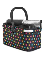 Torby i wózki na zakupy - Genius Kosz "Falko Duo" ze wzorem na zakupy - 48 x 27 x 28 cm - miniaturka - grafika 1