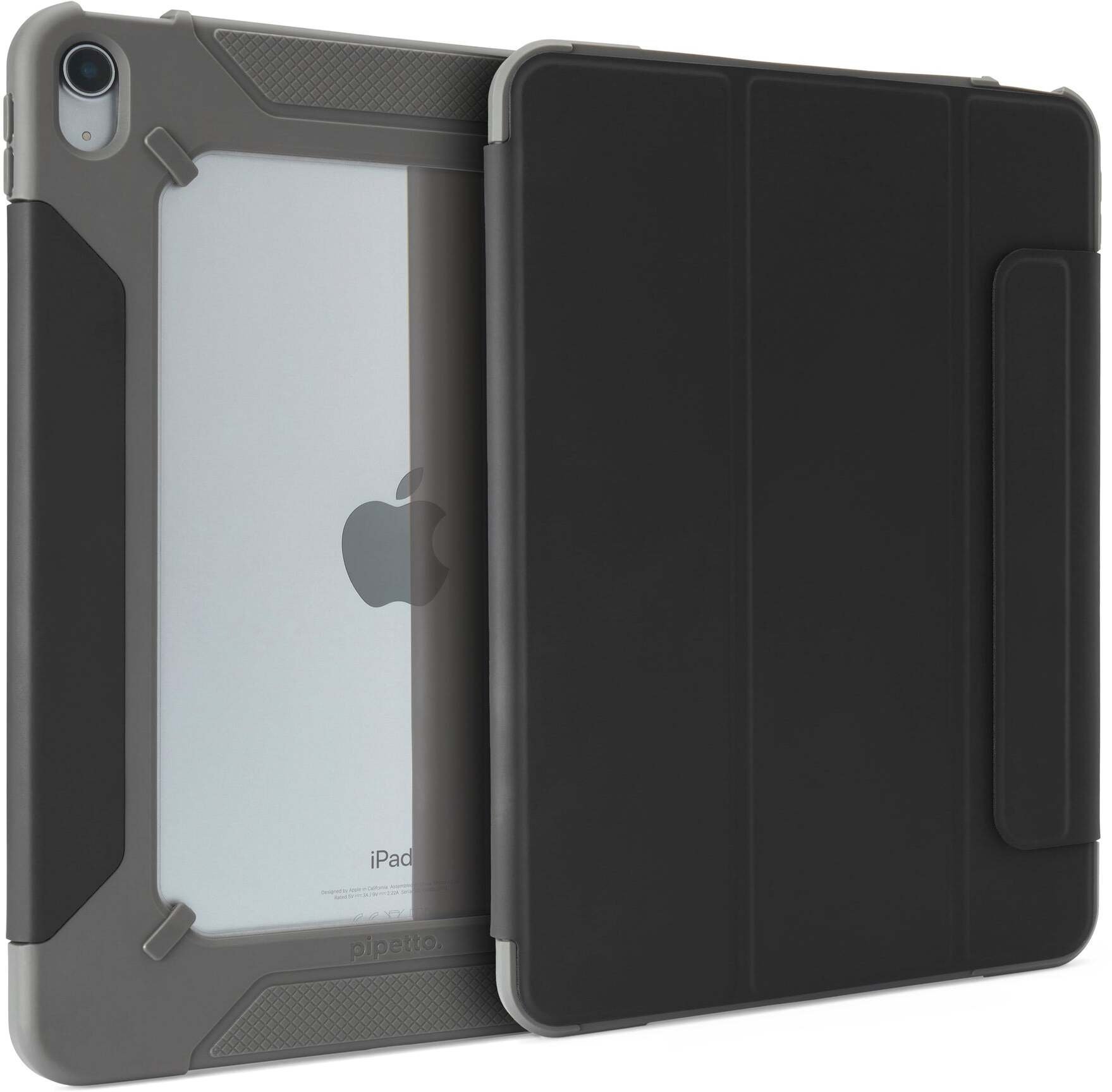 Pipetto Shield 360 Folio Case, black - iPad A16 / iPad 2022 P073-49-V