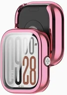 Akcesoria do smartwatchy - Bizon Etui z osłoną ekranu Case Watch Felipe do Xiaomi Redmi Watch 5, różowe - miniaturka - grafika 1