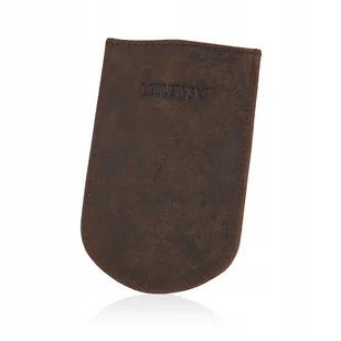 Betlewski praktyczne skórzane etui na klucze smyczka z kółkiem nubuk - Etui na klucze - miniaturka - grafika 1