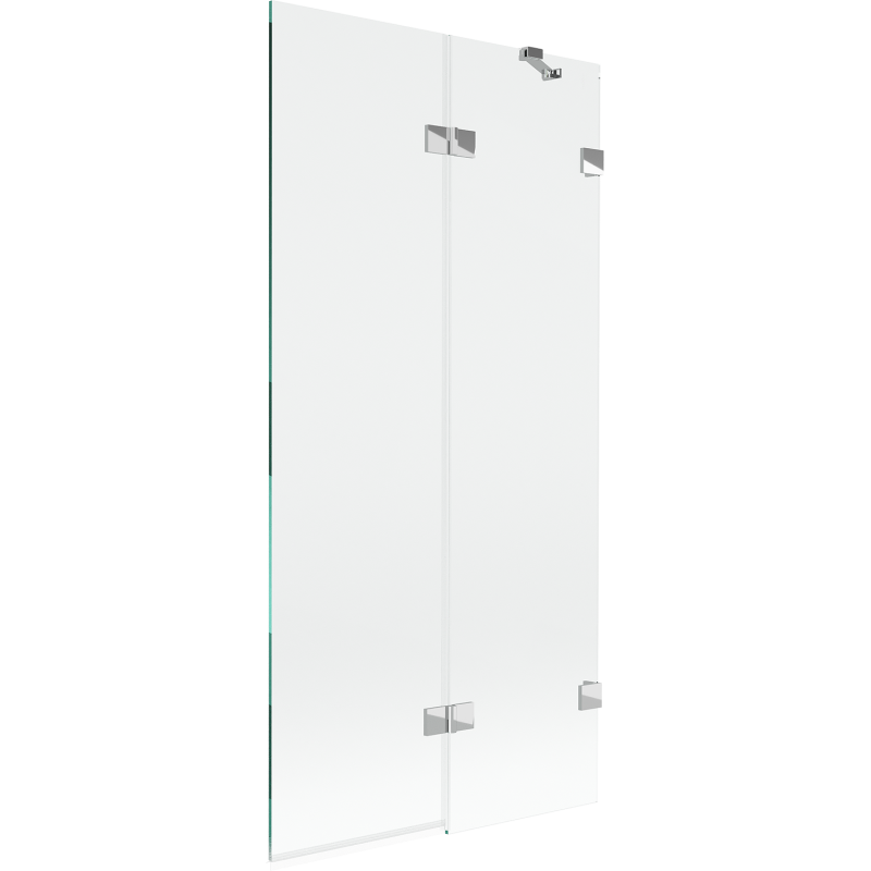 Mexen Lunar parawan nawannowy 2-skrzydłowy prawy 90 x 150 cm, transparent, chrom - 897-090-100-01-00-P