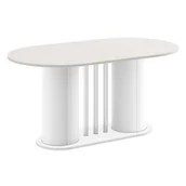 Stoły - Stół rozkładany CESARO Kaszmir MAT + Biały HG - miniaturka - grafika 1