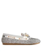 Mokasyny damskie - Liu Jo Mokasyny Skipper 01 SA6017 TX337 Srebrny - miniaturka - grafika 1