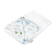 Koce i narzuty dla dzieci - Kocyk bambusowy Light Luxe - Niebiańskie ptaszki - white - miniaturka - grafika 1