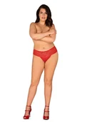 Majtki damskie - Figi Blossmina Czerwone (Rozmiar 6XL/7XL) - miniaturka - grafika 1