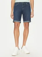 Spodenki męskie - Guess Szorty jeansowe M5GD01 D5MZ1 Granatowy Regular Fit - miniaturka - grafika 1