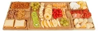Tace i patery - Drewniana duża deska do serwowania trzy elementy puzzle prostokątna - miniaturka - grafika 1