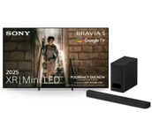 Telewizory - Sony BRAVIA 5 K-75XR55 75" 4K Mini LED 120Hz Google TV Dolby Vision Dolby Atmos HDMI 2.1 DVB-T2 + Soundbar Sony HT-BD60 - miniaturka - grafika 1