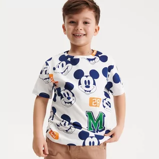 Koszulki dla chłopców - Reserved - T-shirt Mickey Mouse - Kremowy - grafika 1