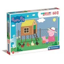Puzzle 60 Maxi Super Kolor Peppa Pig Clementoni - Puzzle Puzzle 60 Maxi Super Kolor Peppa Pig Clementoni - Puzzle - miniaturka - grafika 1