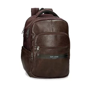 Pepe Jeans Horley Bagaż- Torba kurierska Mężczyzna, Brązowy, Talla única, dwukomorowy plecak na laptopa - Koszulki męskie - miniaturka - grafika 1