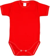 Body dla niemowląt - Body KRÓTKI rękaw CZERWONY r 62 KLEKLE - miniaturka - grafika 1