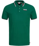 Koszulki męskie - Polo LONSDALE LION zielone (bottle green)-XXL - miniaturka - grafika 1
