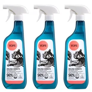 Yope Płyn do mycia łazienki Zielona Herbata Zestaw 3 x 750 ml - Środki do kuchni i łazienki - miniaturka - grafika 1