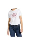 Koszulki i topy damskie - T-shirt mezza manica Donna LEE JEANS grafica cuore sacro - miniaturka - grafika 1