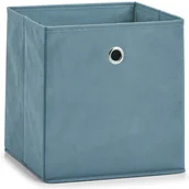 Pojemniki na zabawki - Zeller Pudełko tekstylne, 28x28x28 cm, niebieskie - miniaturka - grafika 1