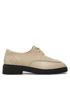 Półbuty damskie - Clarks Oxfordy Splend Weave 26176809 Écru - miniaturka - grafika 1