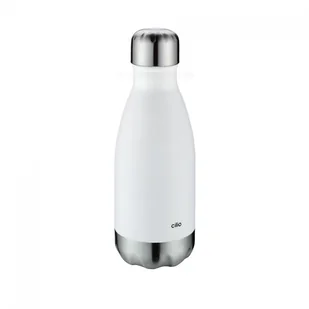 Cilio Premium Elegante 0,25 L Biały Termos Butelka Termiczna Stalowa - Butelki termiczne - miniaturka - grafika 1