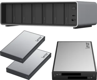 Lexar Professional Workflow Pro with Thunderbolt4 uplink I with SD/microSD reader and 2x2TB SSD - Dyski SSD - miniaturka - grafika 1