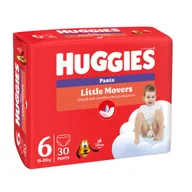 Pieluchy - Pieluchomajtki HUGGIES Little Movers rozmiar 6 (15-25kg) 30szt - miniaturka - grafika 1