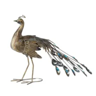 Pozostałe ozdoby ogrodowe - Boltze Dekoracyjna figurka kształt pawia Pavo - miniaturka - grafika 1