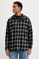 Koszule męskie - Diesel koszula bawełniana S-DEWNY-HOOD-AJFI męska kolor czarny relaxed A19446.0AJFI - miniaturka - grafika 1