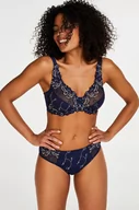 Majtki damskie - Hunkemöller Figi Diva Niebieski - miniaturka - grafika 1