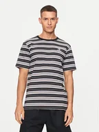 Koszulki męskie - Converse T-Shirt M Loose Fit Striped Tee 10027159-A01 Czarny Loose Fit - miniaturka - grafika 1