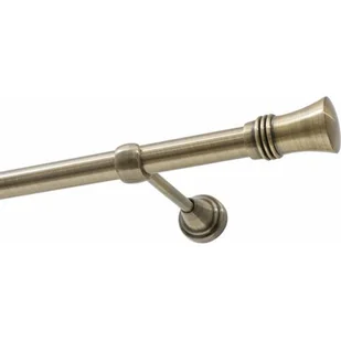 Karnisz DECASTYL Capri Pojedynczy 240 cm Mosiądz antyczny - Karnisze - miniaturka - grafika 1