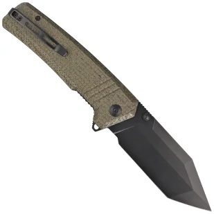 Nóż składany Civivi Bhaltair Green Burlap Micarta, Black 14C28N (C23024-3) - Noże - miniaturka - grafika 3