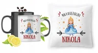 Gadżety dla niej i dla niego - Dla Nikoli Zestaw Kubek Magiczny + Poduszka z Nadrukiem ze Zdjęciem - miniaturka - grafika 1