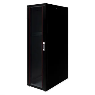 ROLINE Netzwerkschrank Basic 48,26cm 19Zoll 42 HE 600x1000 BxT Glast�r schwarz 26.21.0209 - Szafy rack - miniaturka - grafika 1