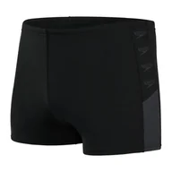 Kąpielówki męskie - Męskie Bokserki kąpielowe SPEEDO BOOM LOGO SPLICE ASHT AM 8-128239023 – Czarny - miniaturka - grafika 1