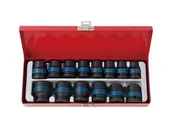 Zestawy narzędziowe - KING TONY Zestaw nasadek udarowych 4414MP, 1/2", 6-kątne, 10-27 mm - miniaturka - grafika 1