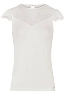 Koszulki i topy damskie - Morgan Koszulka damska, Off White, XS - miniaturka - grafika 1