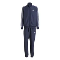Dresy męskie - Męski Dres ADIDAS M 3S WV TT TS IY6656 – Granatowy - miniaturka - grafika 1