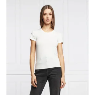 Patrizia Pepe T-shirt MAGLIA | Regular Fit - Koszulki i topy damskie - miniaturka - grafika 1