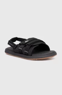 Quiksilver sandały męskie kolor czarny - Sandały męskie - miniaturka - grafika 1