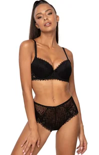 Biustonosz push-up czarny Elif M-3802/11, Kolor czarny, Rozmiar 80E, Mat - Primodo.com - Biustonosze - miniaturka - grafika 1