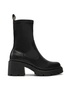 Botki damskie - Pepe Jeans Botki PLS50549 Czarny - miniaturka - grafika 1