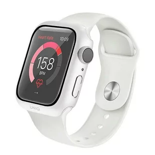 UNIQ etui Nautic Apple Watch Series 4/5/6/SE 44mm biały/white - Etui i futerały do telefonów - miniaturka - grafika 1