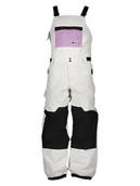 Spodnie narciarskie - Quicksilver Spodnie narciarskie "Fly High Bib" w kolorze kremowo-czarno-fioletowym - miniaturka - grafika 1