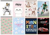 Zeszyty szkolne - Zeszyt szkolny GIMBOO, A5, w kratkę, 32 kart., 70gsm, mix wzorów - miniaturka - grafika 1