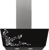 Okapy kuchenne - Okap przyścienny VDB CREO FIORE 60 czarny - miniaturka - grafika 1