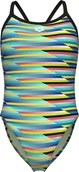 Stroje kąpielowe - Damski Strój Kąpielowy Women's Arena Racing Stripe Swimsuit Xcr dress blues rozmiar 42 - miniaturka - grafika 1